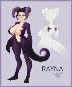 treveran:  dipsterer: A new NSFW OC, Rayna. She’s been work in progress for quite some time, but I’ve finally gotten around to completing her character ref.  i’ve been waiting a long time for this you lazy fuck &lt;3