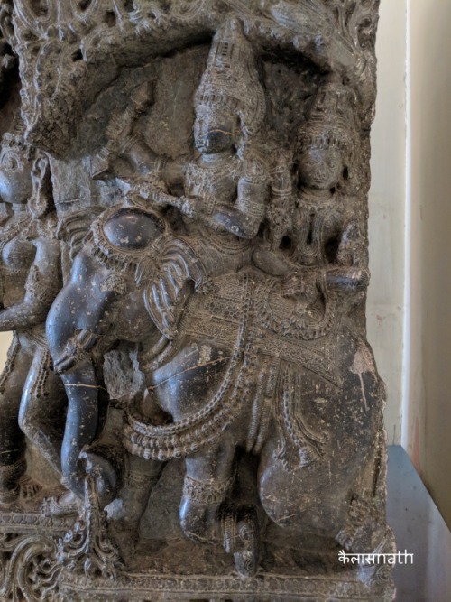 Indra and SachiIndra deva, the lord of paradise and his consort Devi Sachi astride their vahana the 