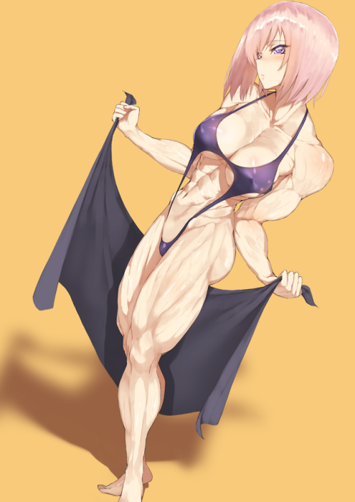 musclegirlart:Fate/Grand Order: Mash by throtem