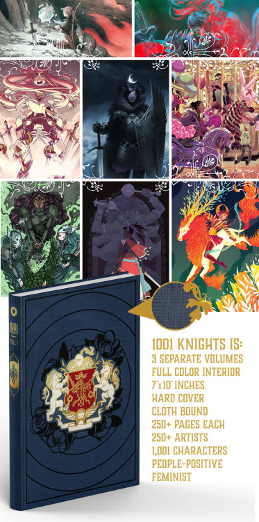 onethousandandoneknights:  The 1001 KNIGHTS ANTHOLOGY KICKSTARTER is LIVE !!! 1001 Knights is a mass