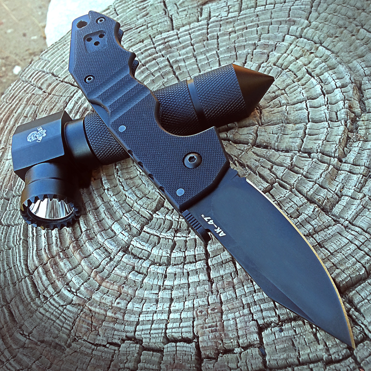 coldsteelknives:  Cold Steel Mini AK-47 and Sentinel EDC from Centrio Design