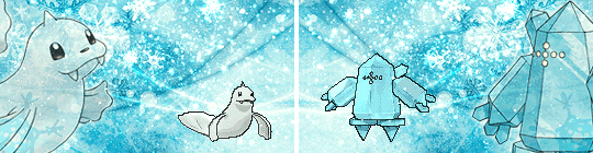lunafraya:     ❄  °  ✧  Snowy Ice Pokemon ✧ ° ❄       “ W a l k i n g 