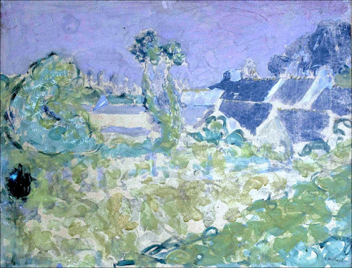 Maisons en Bregtane - Edouard Vuillard 1909Post-impressionism