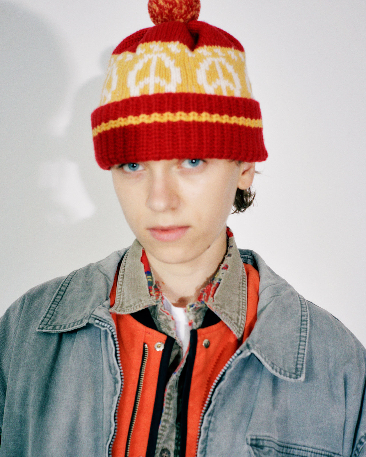 ビーニーニット帽PACS Peace Pom Beanie PALETOWN creek - ニット