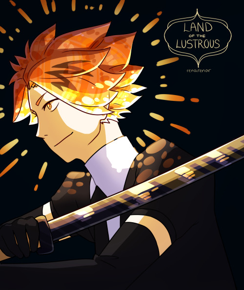 i made a second set of bnha x land of the lustrous crossover chapter/volume covers! (first set here)