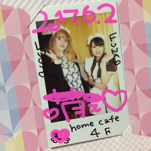 tokyomicma:  @home cafe visit: akihabara’s most popular maid cafethey teach you magic spells to make the food more delicious and decorate a polaroid with you. moe moe kyun bich