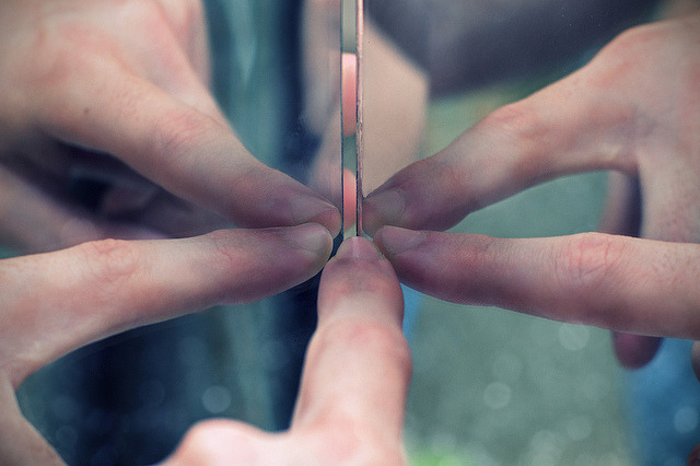 fohk:  Meeting point by Colors in B&amp;W on Flickr. 