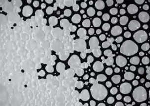 Physics: What Ink Looks Like Running Through Soap Bubbles
