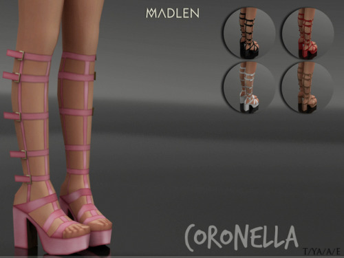 madlensims:  Madlen Coronella Shoes  Mesh modifying: Not allowed.Recolouring: Allowed. (Please add o