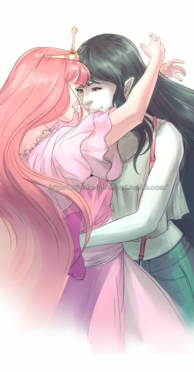 afterlaughtersart-deactivated20: I happened to see those official Bubbline drawings by Natasha Allegri  and felt like to doodle something about it..(art by afterlaughtersart )