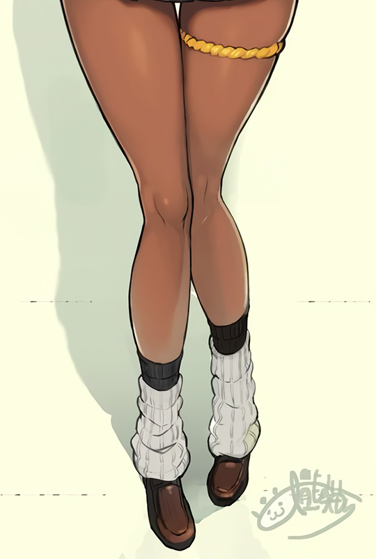 rennebright:  大熊猫介@panda_ookuma:ギャル正全身版もあげておこう・ｗ・ノ※Illustration