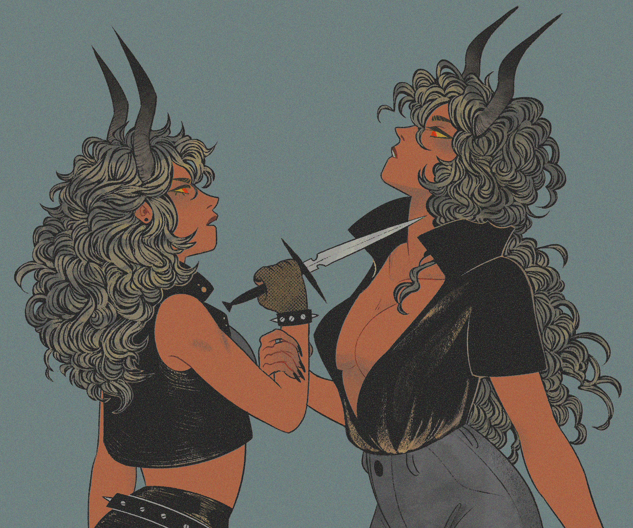 gabriellemkari:High Stakes. Day 2 of drawtober
