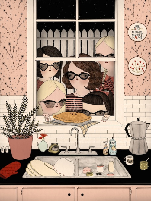 artisticmoods: Mai Ly Degnan’s gorgeous illustrations just made my day. Love!More of her work 