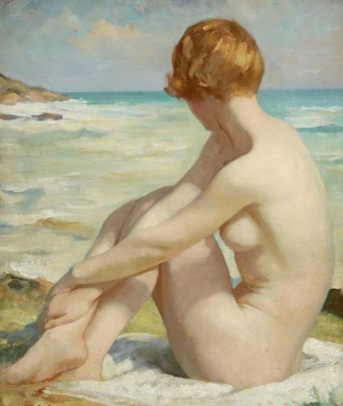 elpasha711: The Bather - Thomas Martine Ronaldson c1930