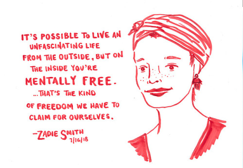 Zadie Smith at Shakespeare & Co, 7/16/18