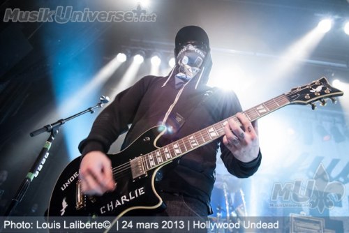 Charlie Scene Of Hollywood Undead, March 24, 2013.Imprial De Qubec, Quebec, Canada