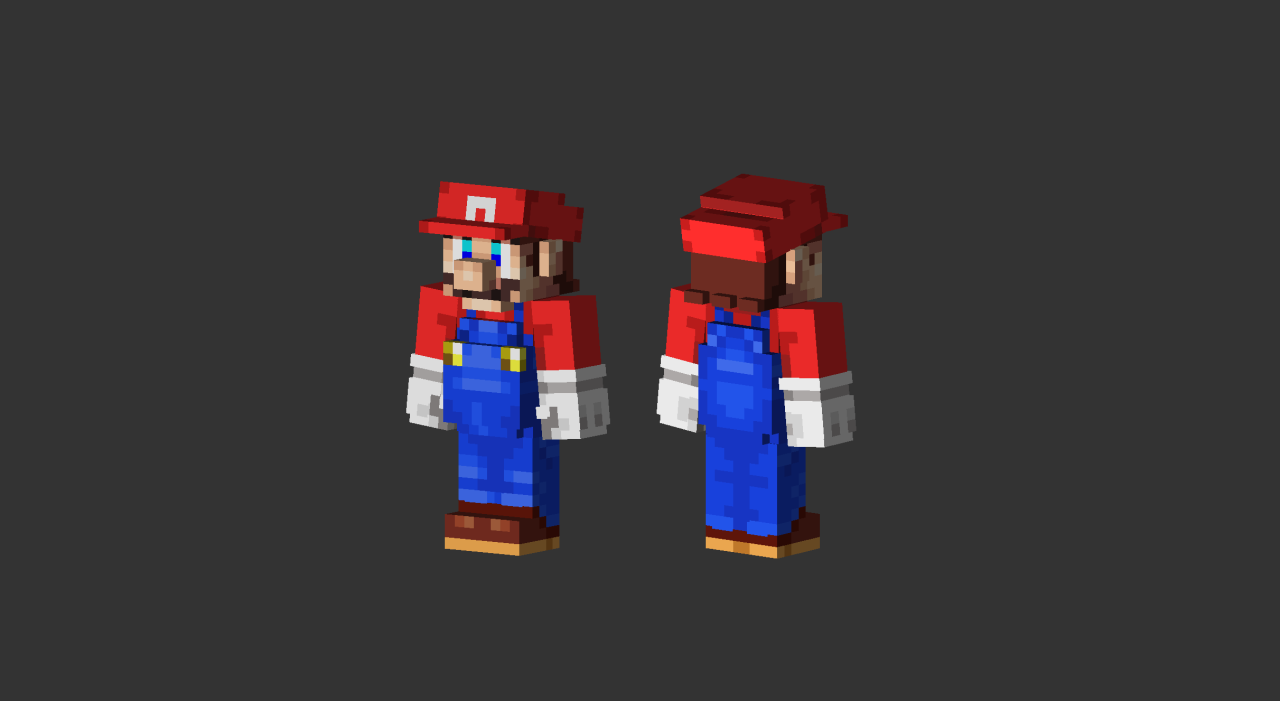 mit  LOOKING FOR WORK on X: some custom mario minecraft skins