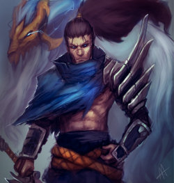 weagueofwegends:  Yasuo the Unforgiven by AthavanArt 