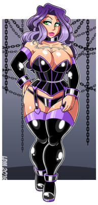 lorddragonmaster:  Voluptuous Violet - Commission