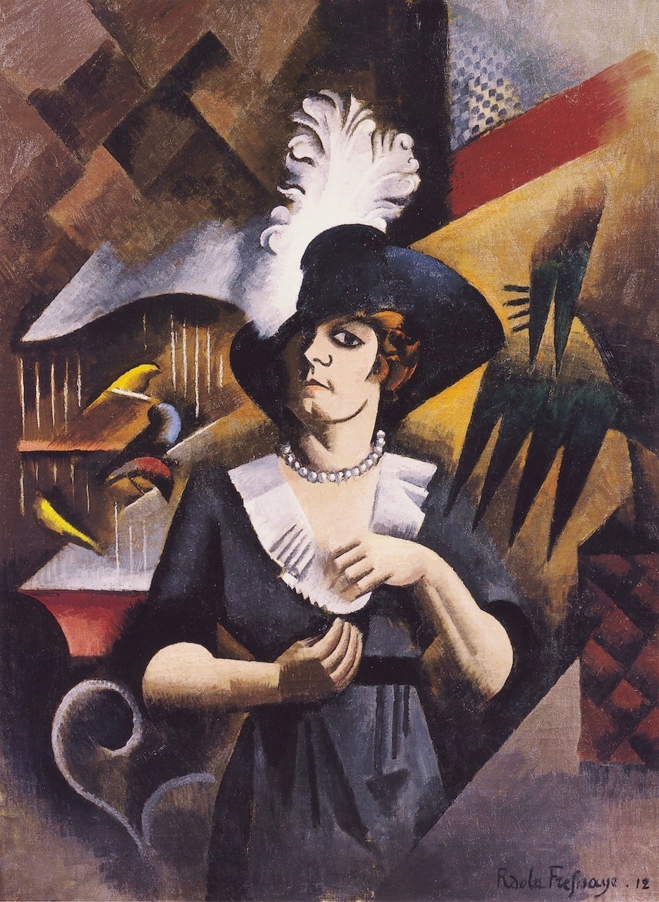 Roger de la Fresnaye (Le Mans 1885 - Grasse 1925); Alice in a large hat, 1912; oil