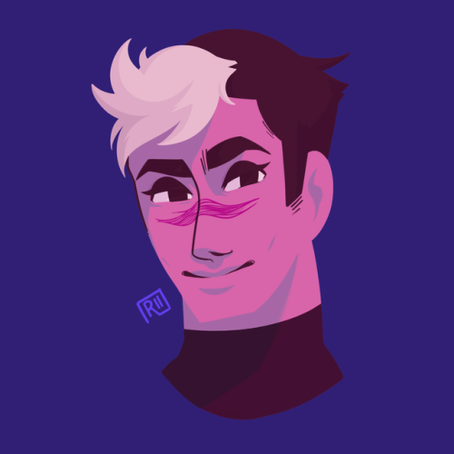 ohmyfrigg:Style Practise. I just want to paint handsome men. Is that’s so wrong? *screams at t