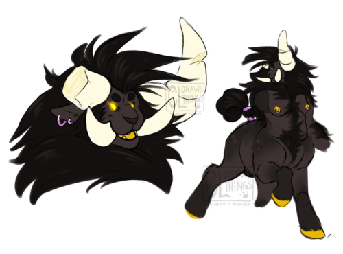 wanted to draw Serendi if she was in the world of Hyrule…so have a lynel serendi  Commissions / PATREON  