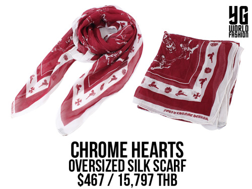 GD was wearing Chrome Hearts Oversized Silk Scarf cost $467.Photo Source : Captaining