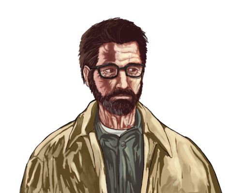 Here’s my attempt at making Walt look like a GTA Character.  I think i may like the sketch a bit more.  I probably should have drawn him bald, He’s not as recognizable with hair.