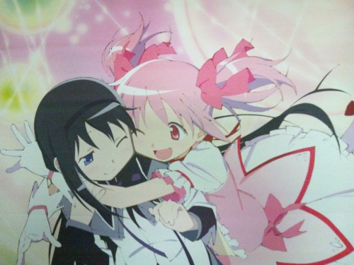 endlessmageoflove:Official Art of Madoka and Homura