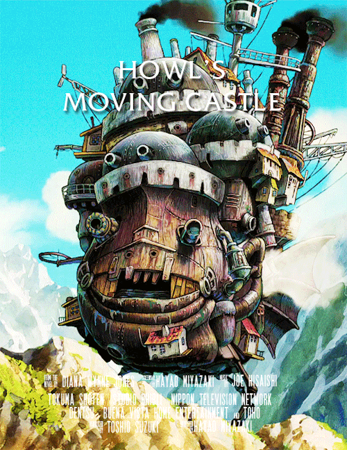 rukiaskuchiki:Howl’s Moving Castle   ハウルの動く城 (2004) Dir. Hayao Miyazaki