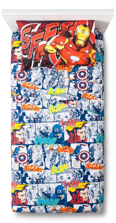 fuckyeahmarvelstuff: Avengers Bedding from Target