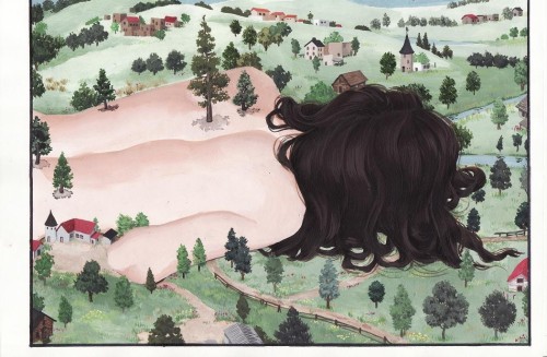 red-lipstick:  Dibujador E Ilustrante aka Dibujador Ilustrante (Buenos Aires, Argentina) - Lethargy, 2014    Paintings