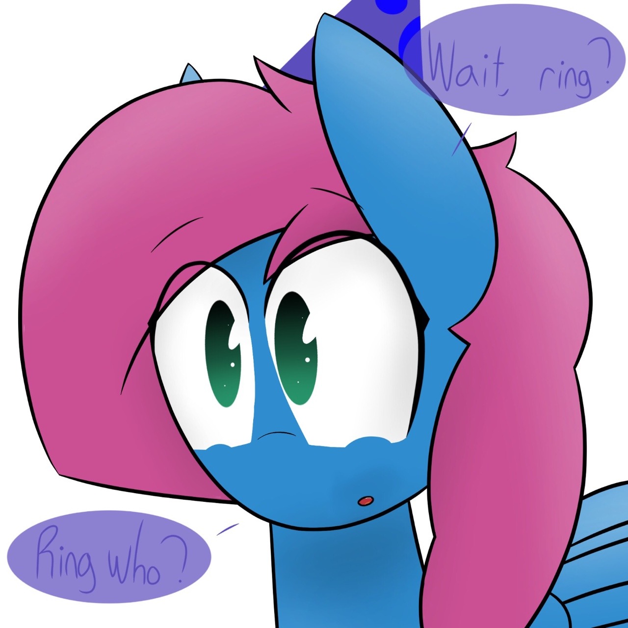 asksparksstarlingmlp:  Who better to celebrate a Birffday than askbananapie?!?! 