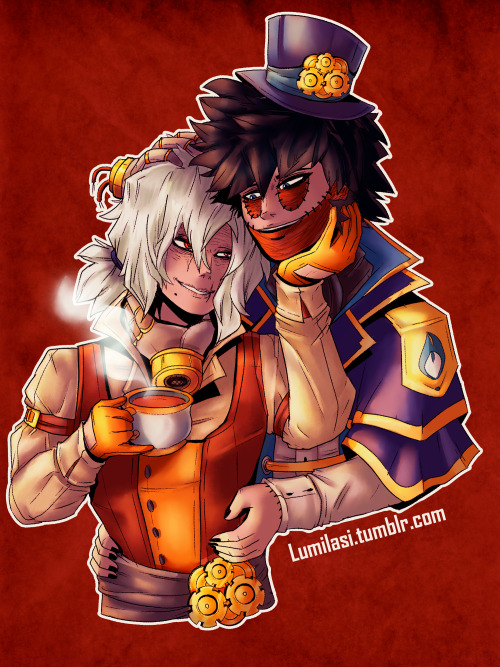 lumilasi: Shigadabiweek day 5: Steampunk….Knowing me I might edit this later on, but I just w