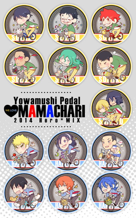 jexiska: YWPD ❤Mamachari buttons to be debutted at Cosfest 2014 tomorrow! I will be at booth 23: He