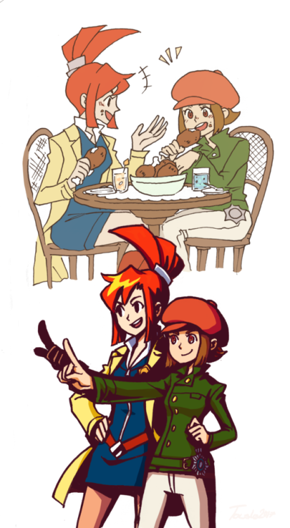 Ghost trick and Professor layton/mystery room cuties!