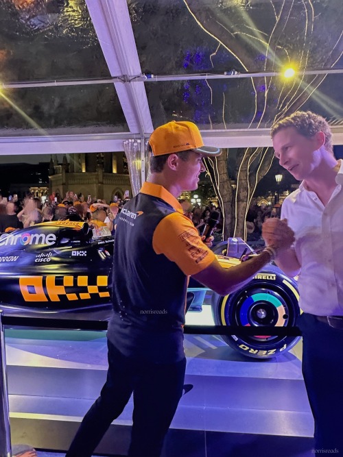 140923 Lando Norris Appearance For The OKX Race Club