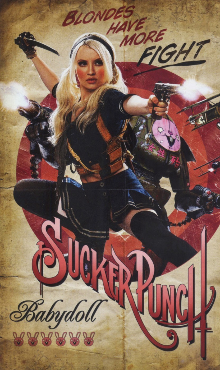 Movie Mini Poster : Sucker Punch Flyer chirashi Emily Browning 2011 film 
