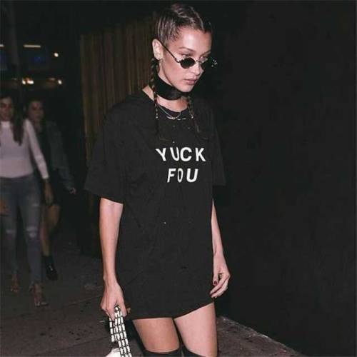 Bella Hadid YUCK FOU Shirt => Hotgiftdeals.com/product/bella-hadid-yuck-fou-shirt/