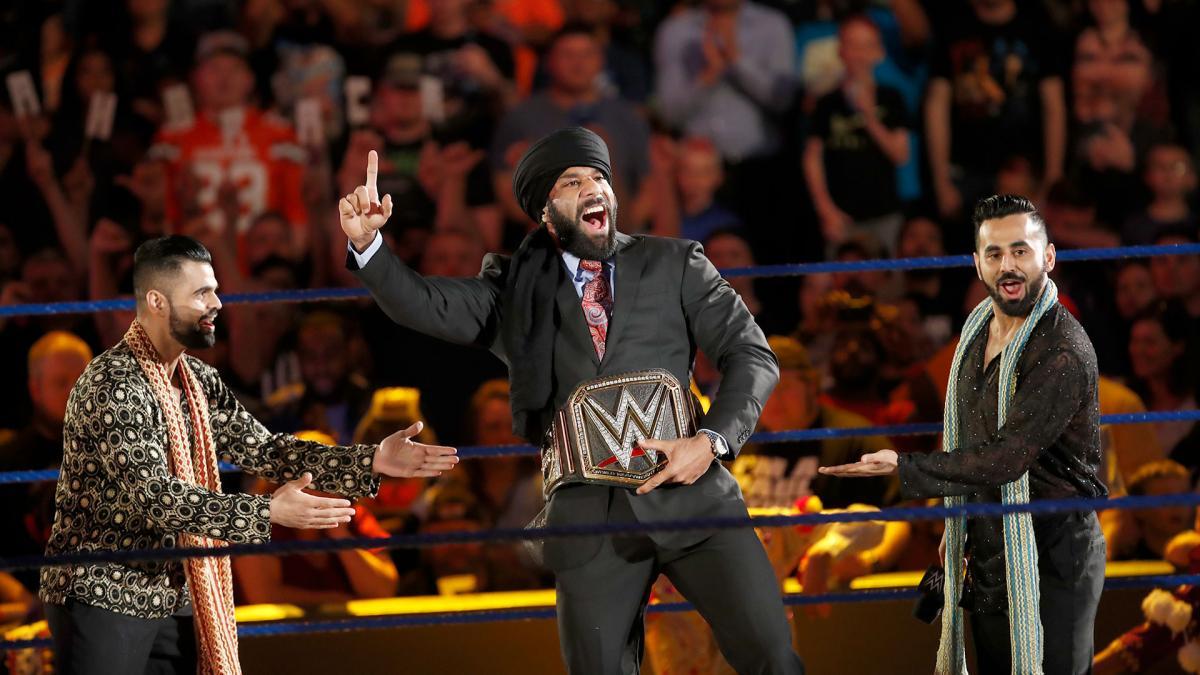sassy-tripleh:  [ + Jinder Mahal &amp; his punjabi celebration ]