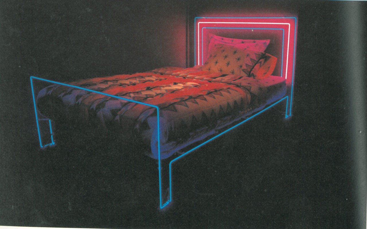 recklessruffles: calatonic:&lsquo;Neon Bed&rsquo;-from LET THERE BE NEON
