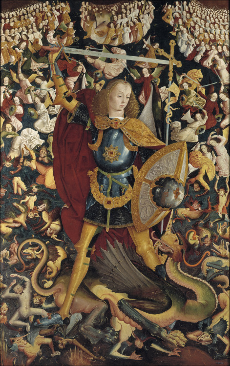 koredzas:  Maestro de Zafra - Saint Michael the Archangel. 1495 - 1500 
