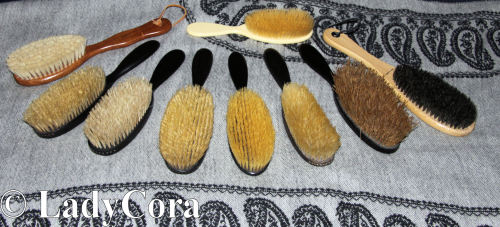 Cora’s entire collection of Hairbrushes.From our blog, ‘SpankedbymyLady’.