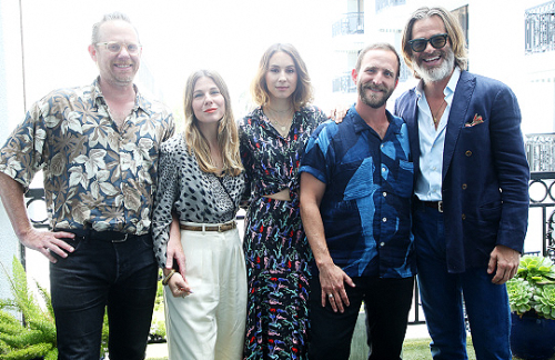 Chris Pine, Will Greenberg,Troian Bellisario, Cheryl Nichols, and Arron Shiver attend the Los Ange