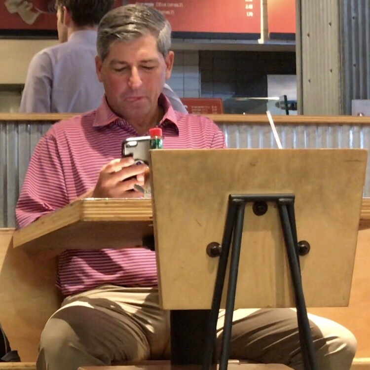 daddiesonthego:Burrito Bowl Daddy enjoying his generous portion of protein for lunch