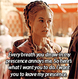 nataliedomrer:   GOT Season 4 Challenge - Day 3  Favourite Quote(s) 