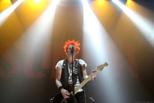 ericafisherphotography:  Sum 41 lead vocallist Deryck Whibley at the Encana Events Centre in Dawson Creek, Monday March 18, 2013. 