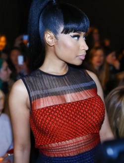 Nicki Minaj at Alexander Wang FW15 // New York