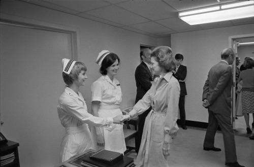  October is Breast Cancer Awareness Month.Betty Ford was discharged from Bethesda Naval Hospital on 