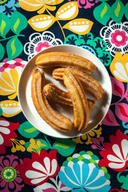 thewayweate:  Churros (Fried Pastry Puffs) -